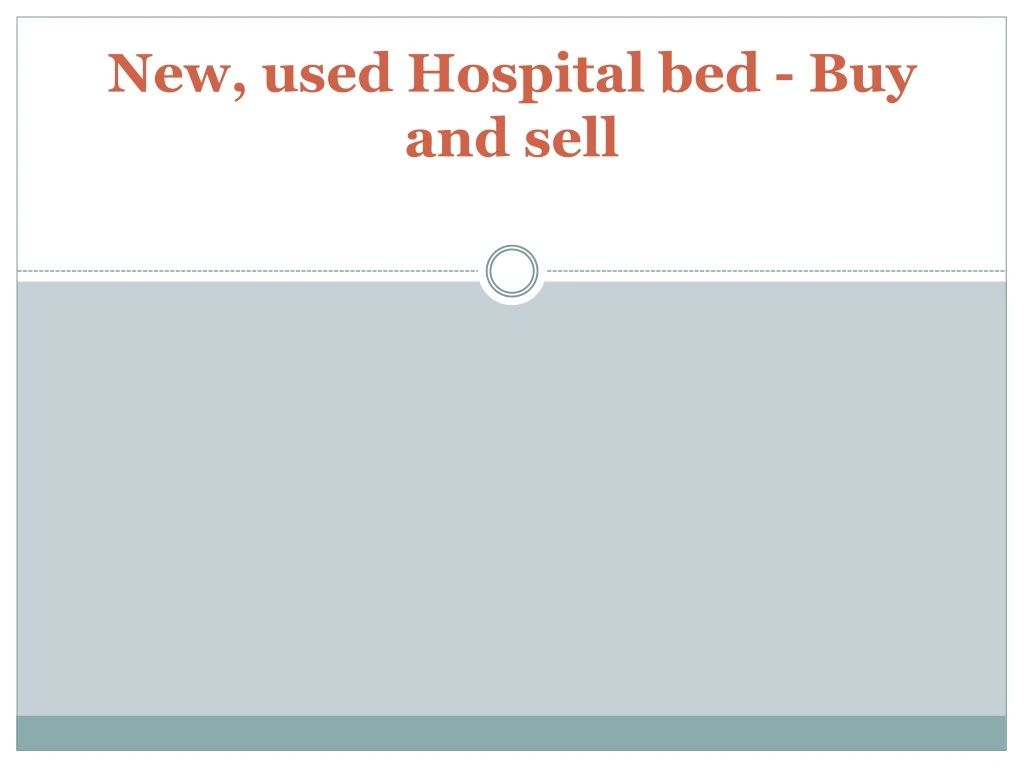 new used hospital bed buy and sell