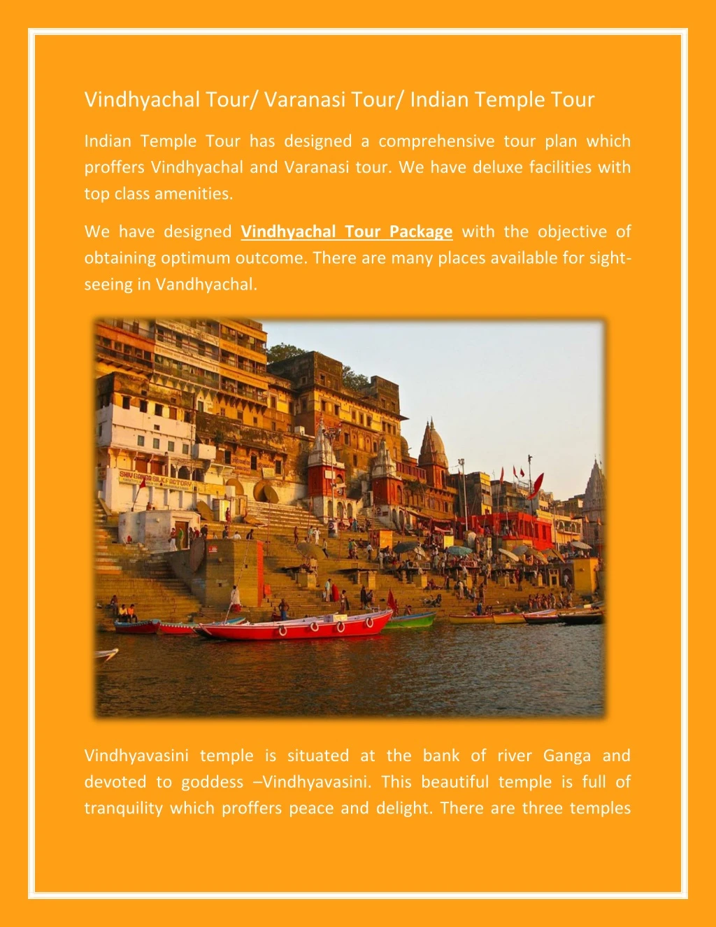 vindhyachal tour varanasi tour indian temple tour