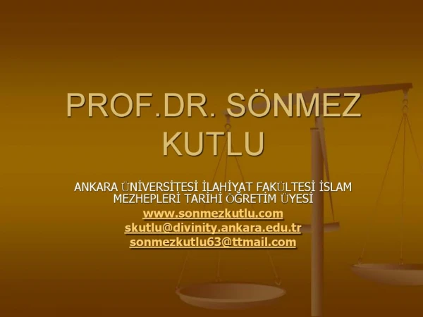 PROF.DR. S NMEZ KUTLU