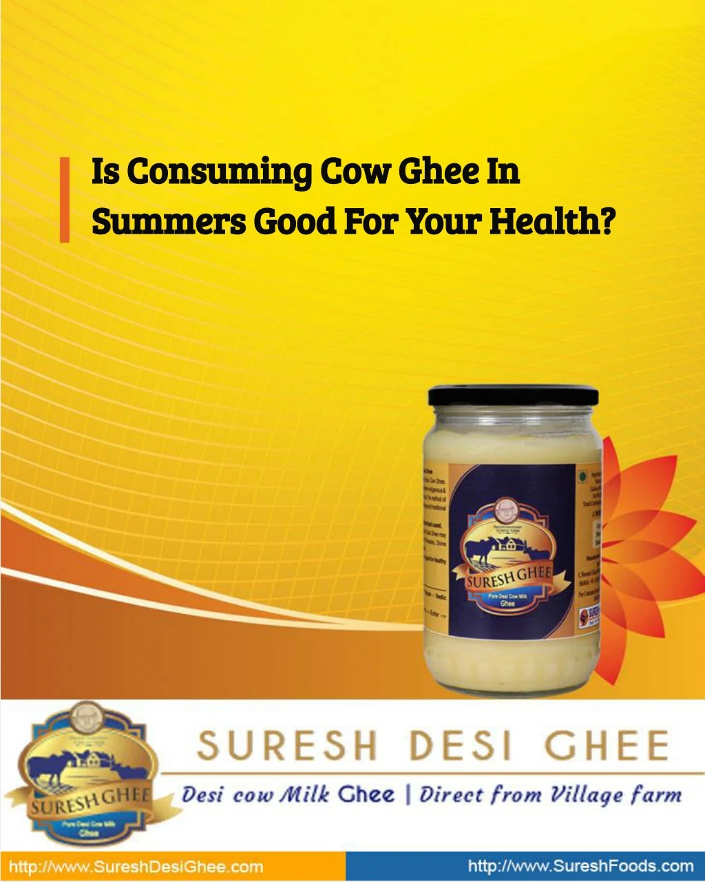 is consuming cow ghee in is consuming cow ghee