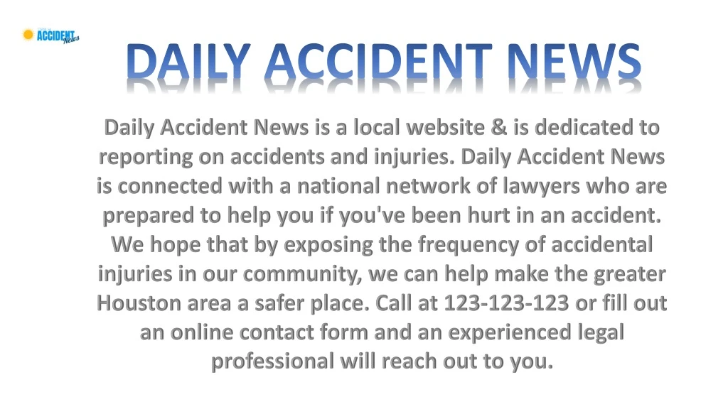 daily accident news
