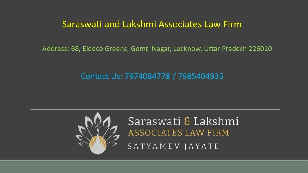 saraswati and lakshmi associates law firm