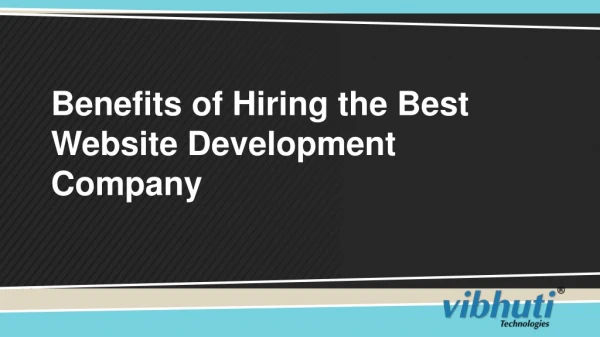Top Tips to Choose the Best Website Development Company