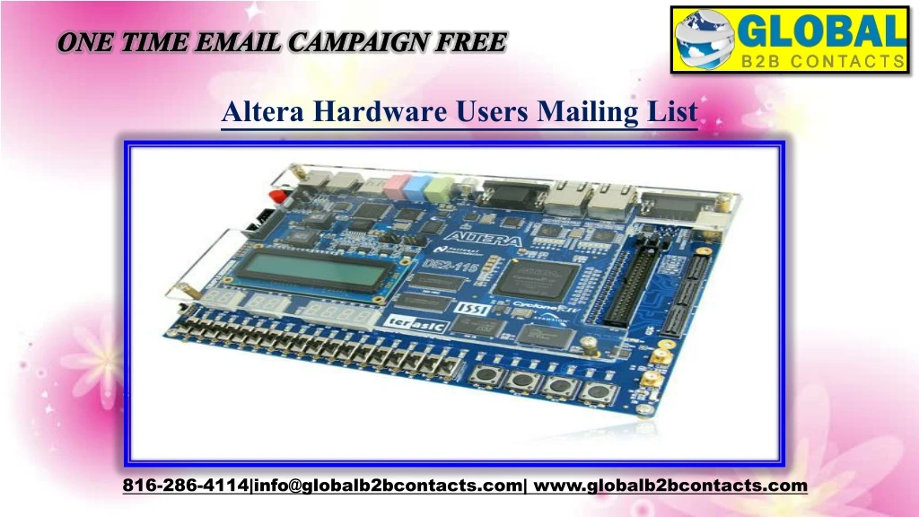 one time email campaign free
