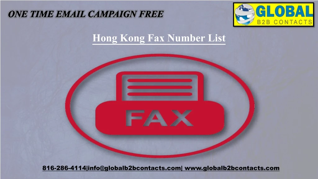 one time email campaign free