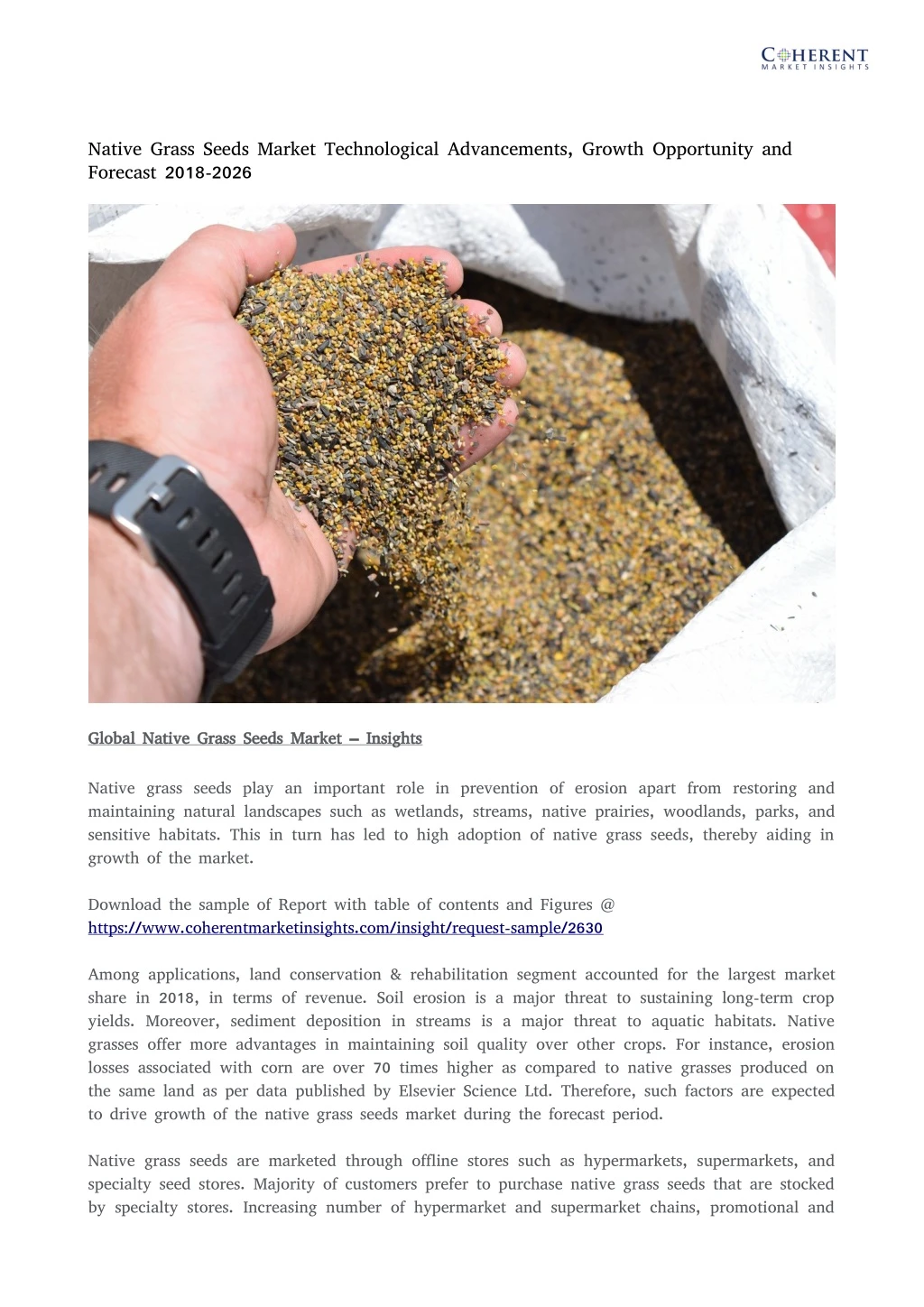 native grass seeds market technological