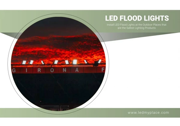 LED Flood Lights - Outdoor Lighting