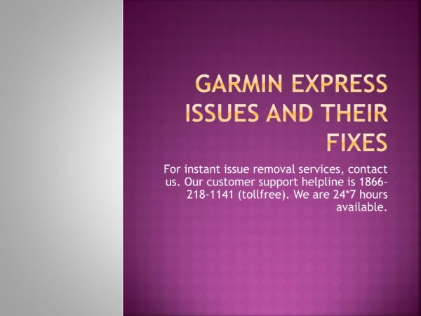 Garmin express issues and their fixes