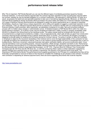 performance bond surety - slide 1
