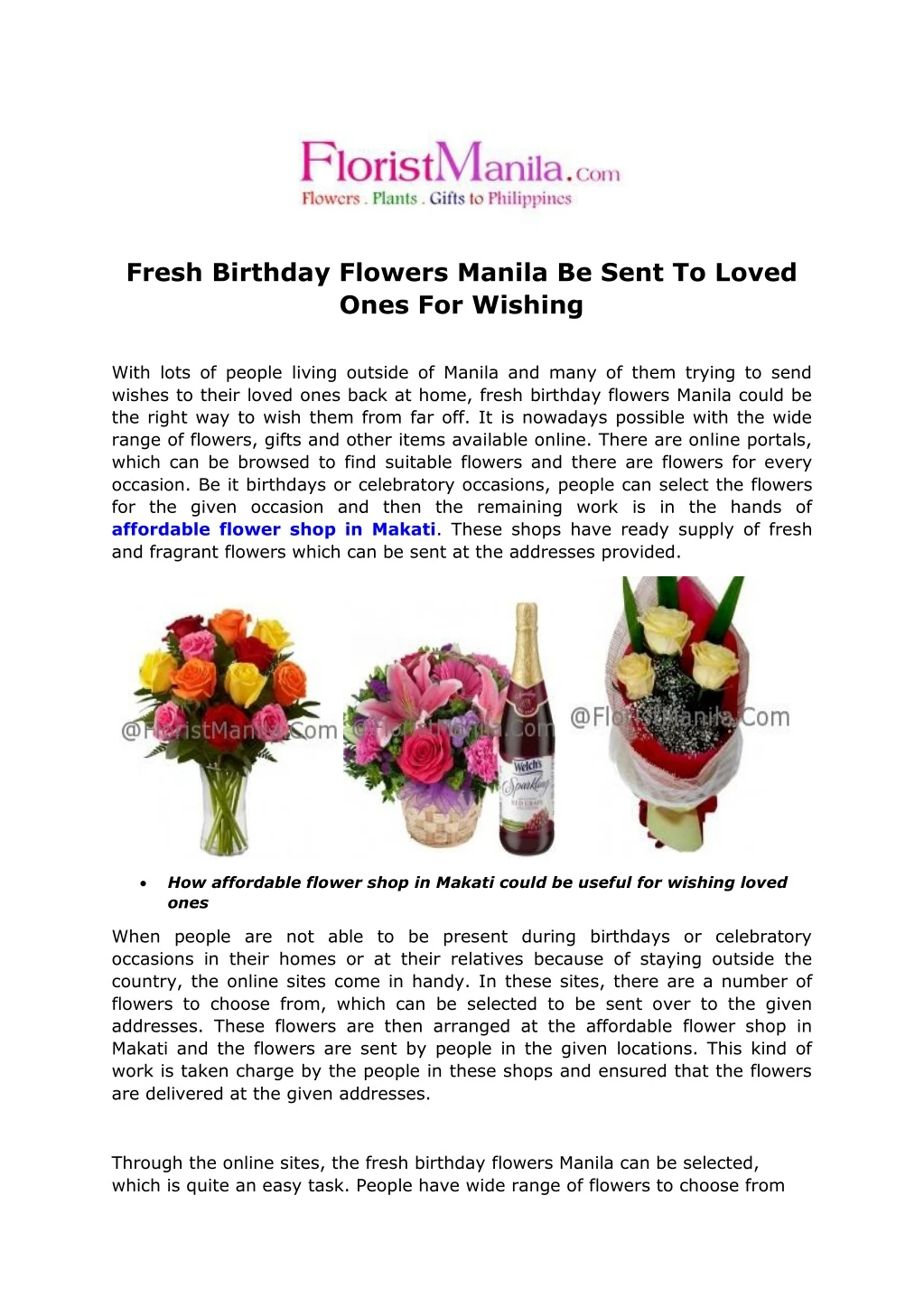 fresh birthday flowers manila be sent to loved