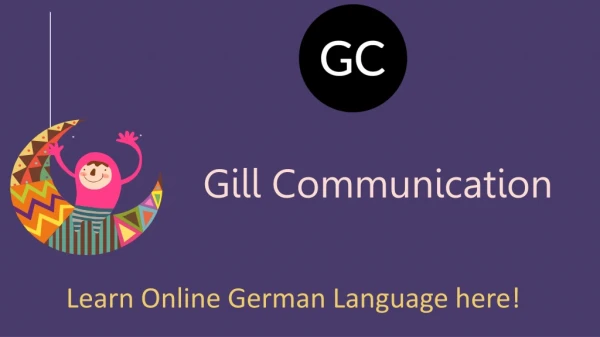 Learn German Language Online | Gill Communication