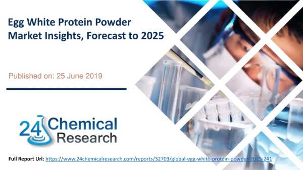 Egg White Protein Powder Market Insights, Forecast to 2025