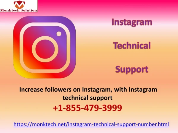 Increase followers on Instagram, with Instagram technical support 1-855-479-3999