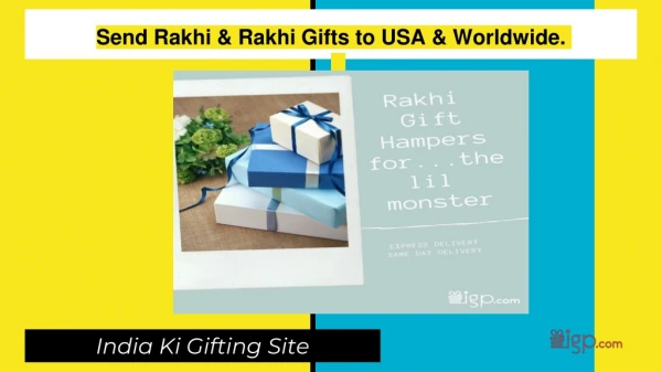 Send rakhi and rakhi gifts to USA and worldwide