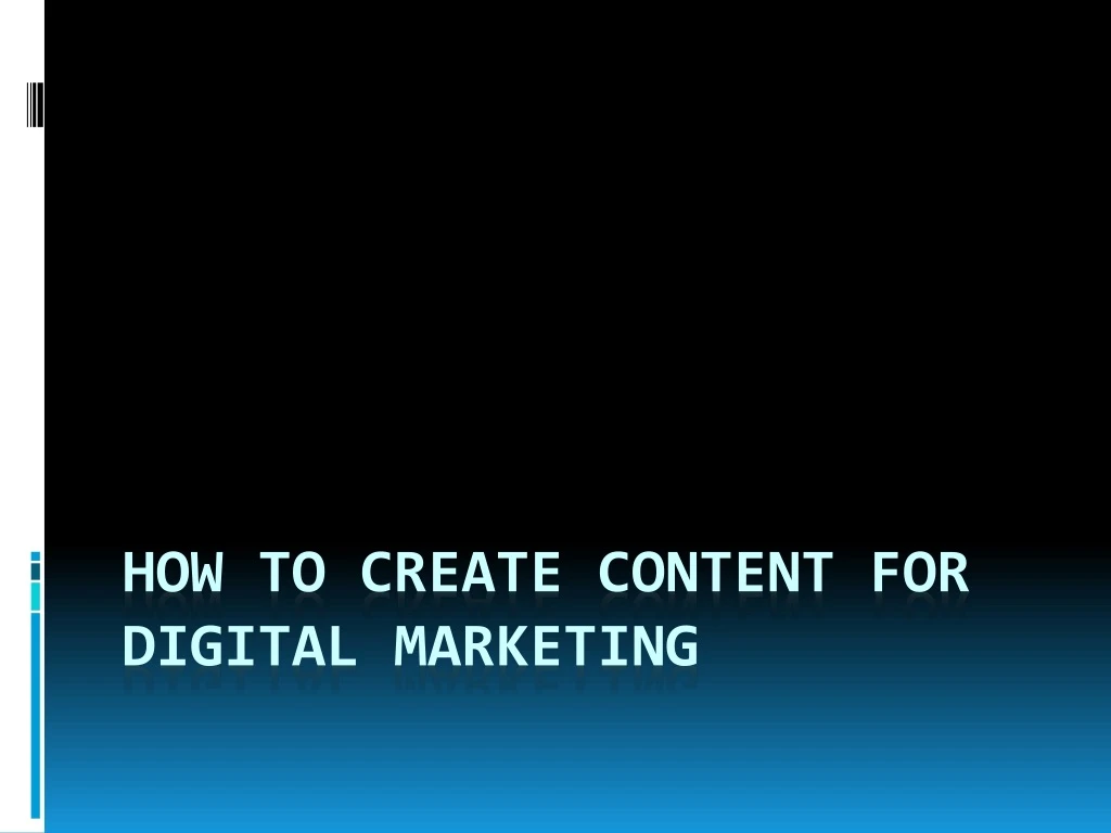 how to create content for digital marketing