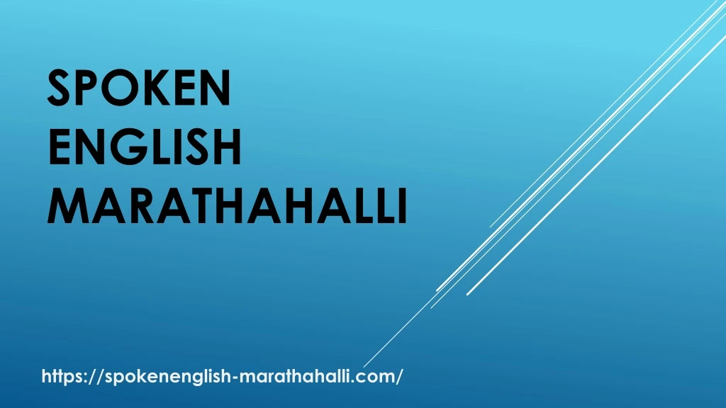 spoken english marathahalli