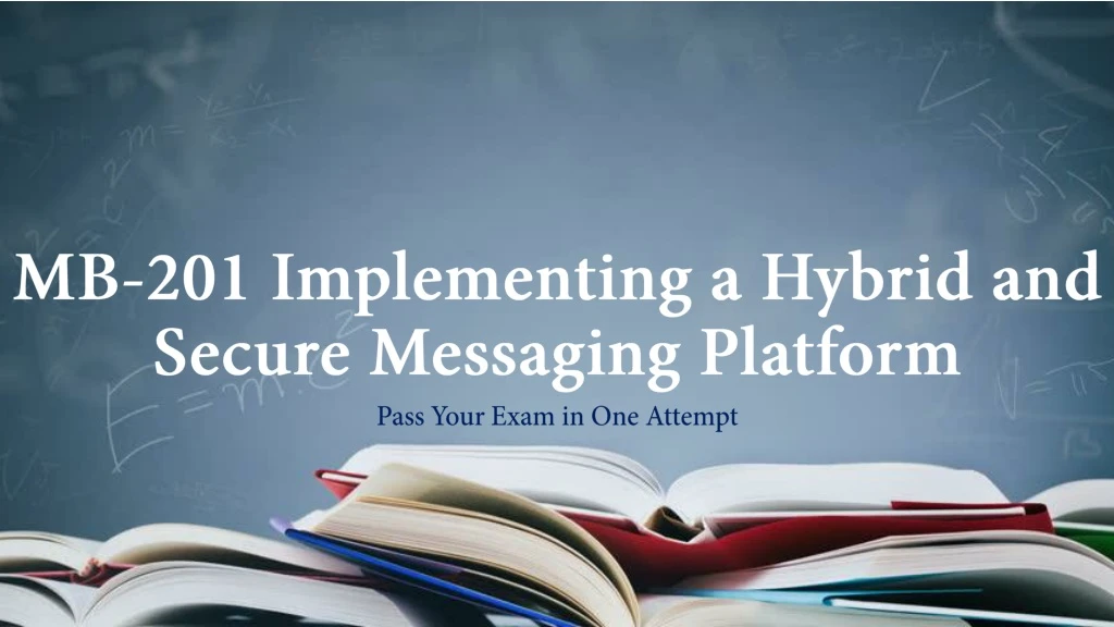 mb 201 implementing a hybrid and secure messaging platform