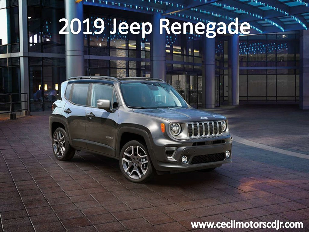 2019 jeep renegade