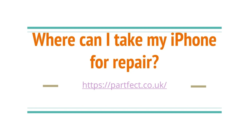 where can i take my iphone for repair