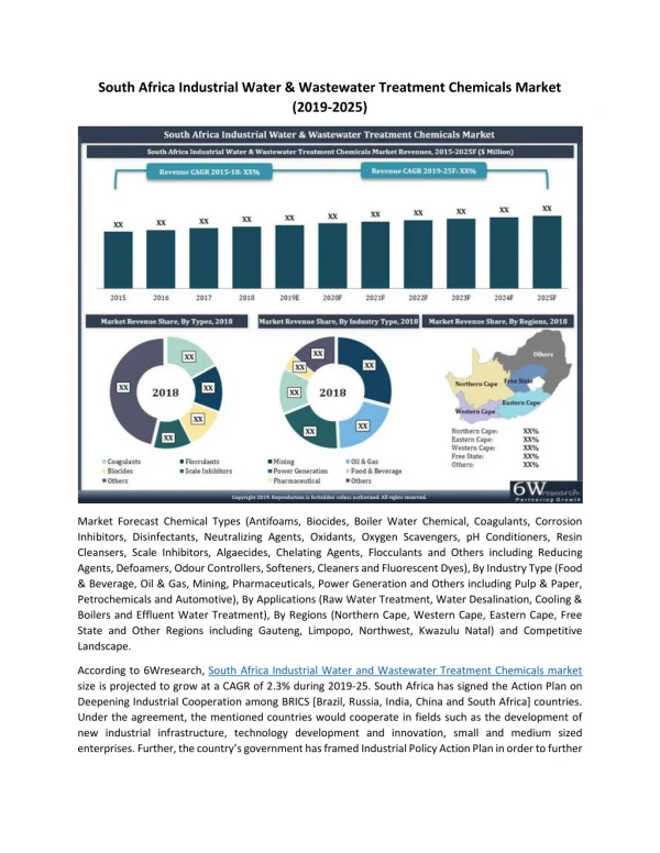 South Africa Industrial Water & Wastewater Treatment Chemicals Market (2019-2025)