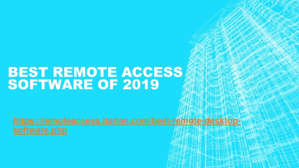 best remote access software of 2019