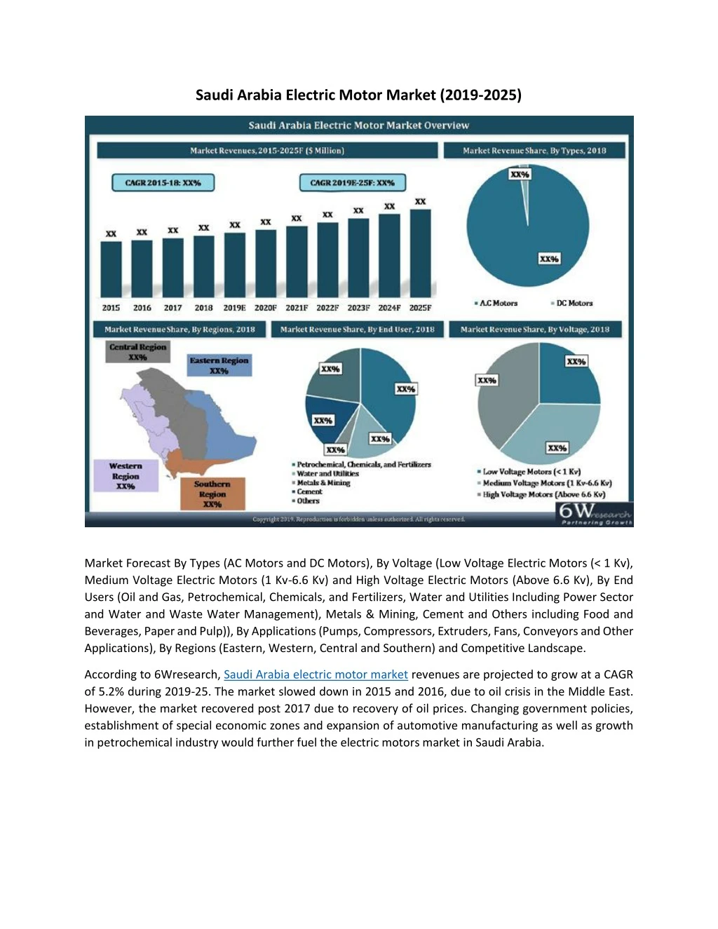 saudi arabia electric motor market 2019 2025