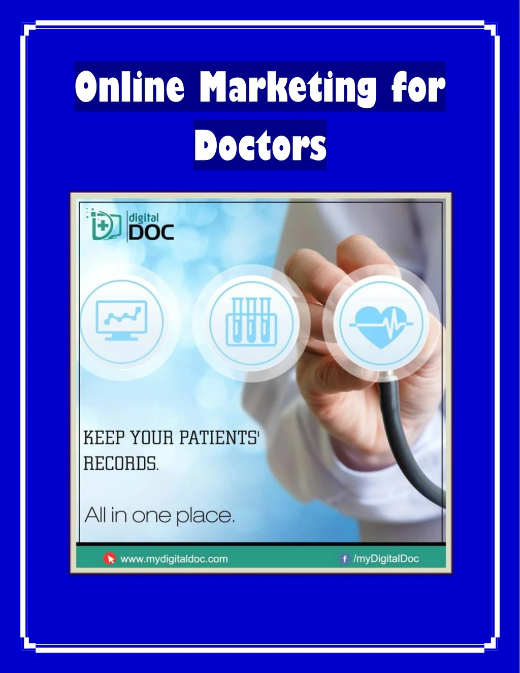 online marketing for doctors