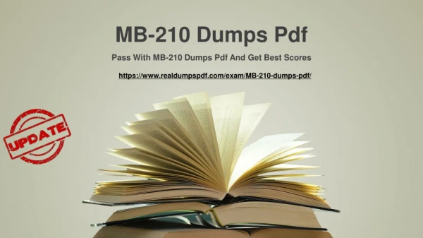 Microsoft MB-210 Dumps pdf Great Way To Find Brilliant Success