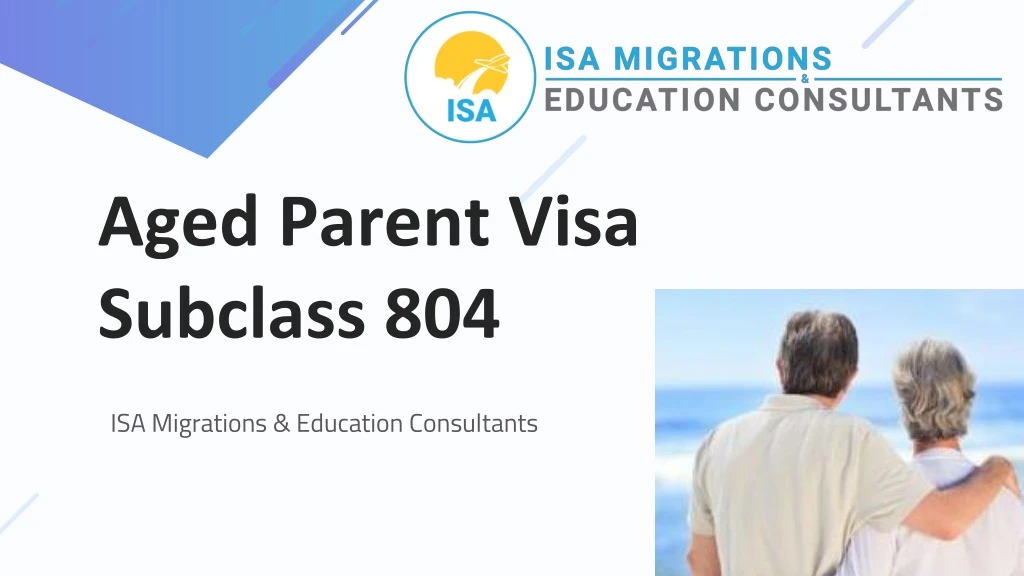aged parent visa subclass 804