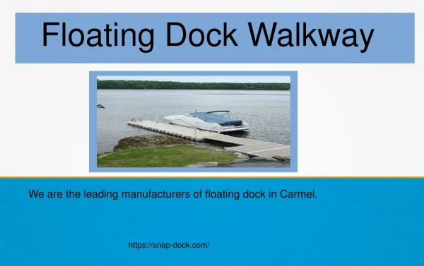 Floating Dock Walkway