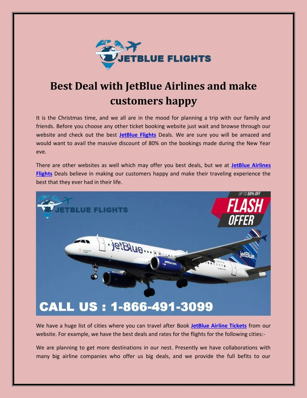 best deal with jetblue airlines and make