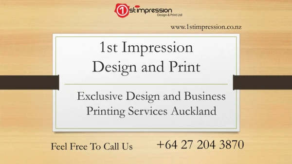 Exclusive Design and Business Printing Services Auckland
