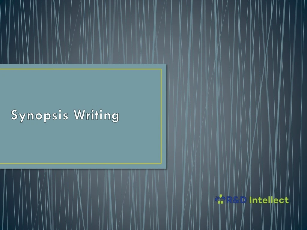 synopsis writing