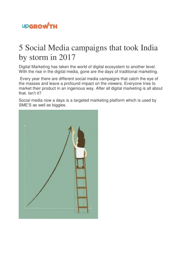 5 Social Media campaigns that took India by storm in 2017