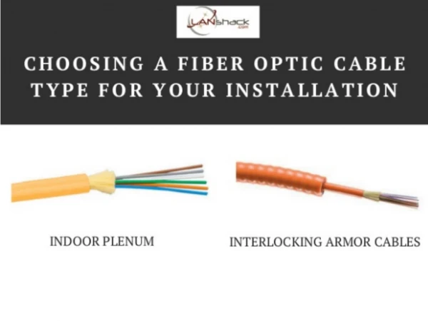 How to Choose Right Type of Fiber Optic Cable for Installation
