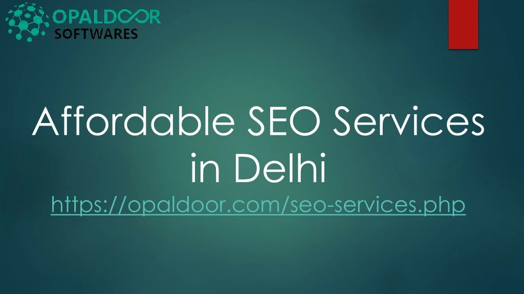 affordable seo services in delhi https opaldoor