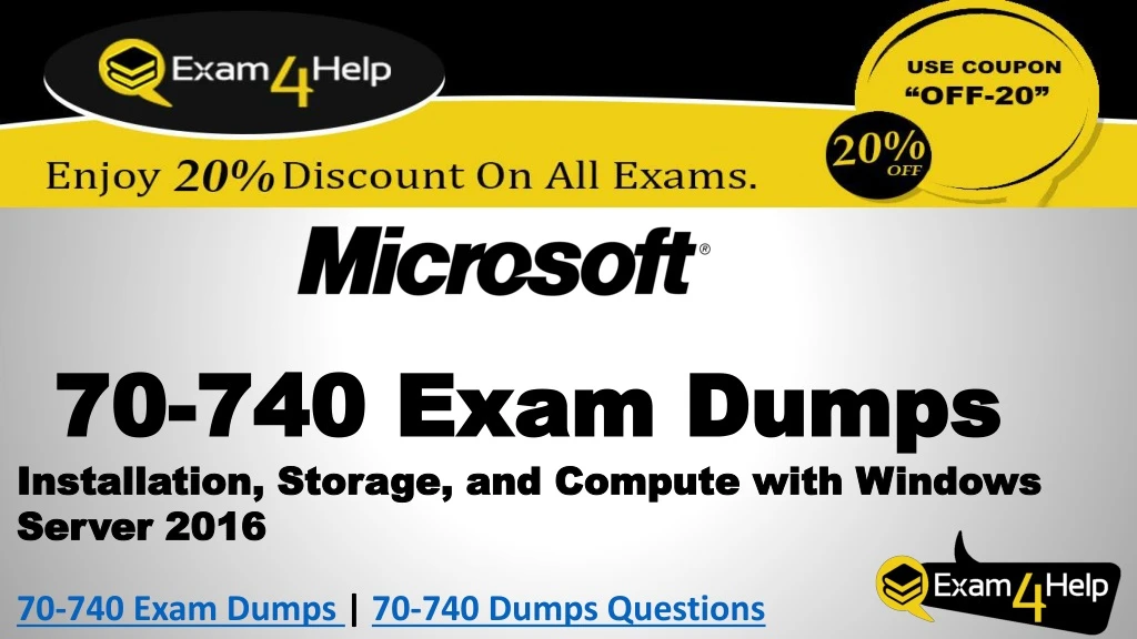 70 740 exam dumps