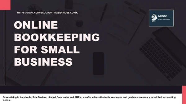 Quality Online Bookkeeping For Small Business In UK