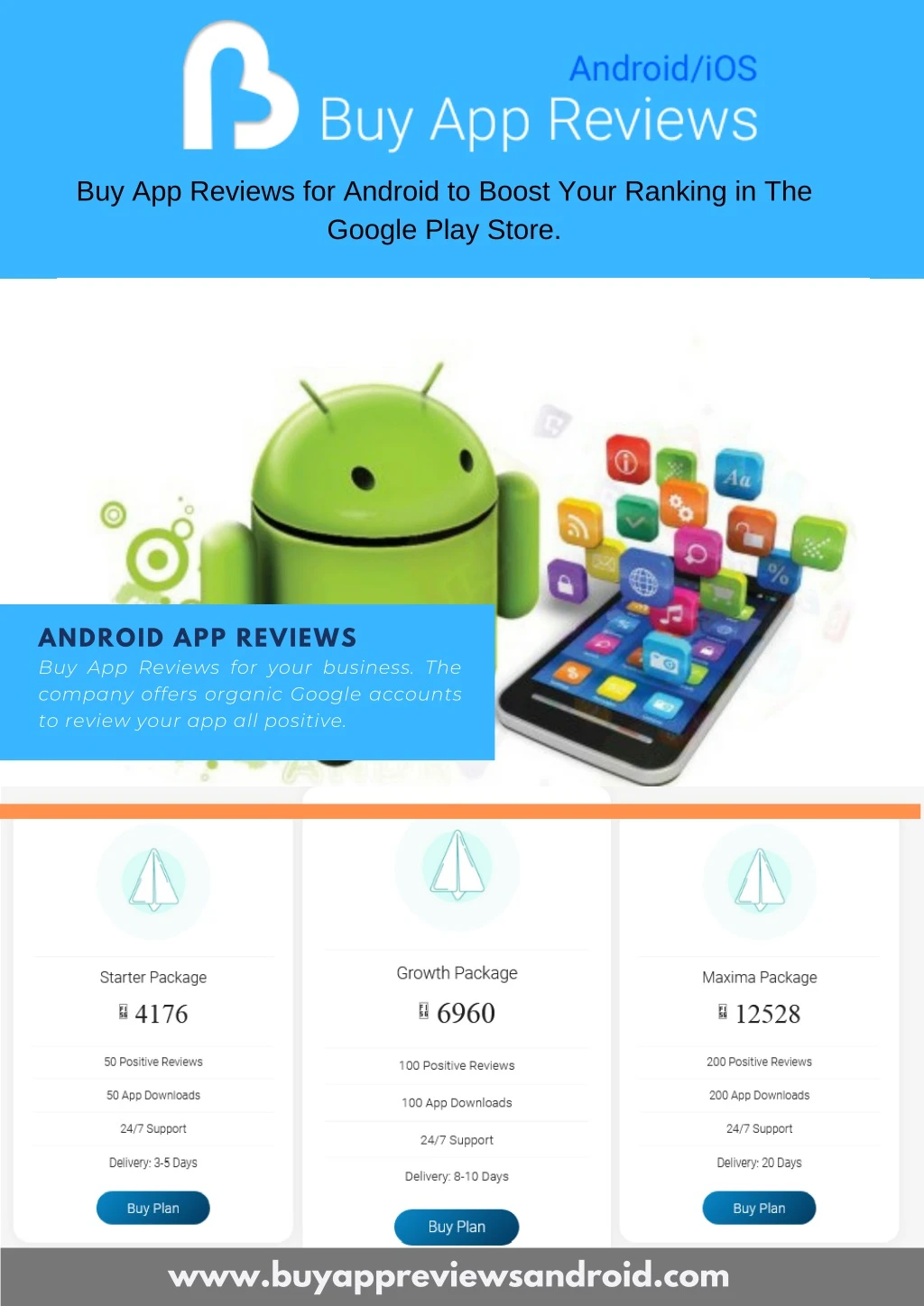 buy app reviews for android to boost your ranking