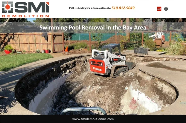 Swimming Pool Removal in the Bay Area