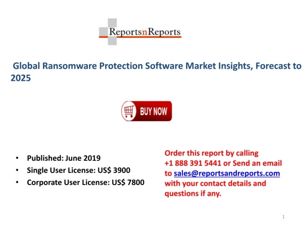Ransomware Protection Software Market Industry Analysis on Top Key Players, Revenue Growth and Business Development Fore
