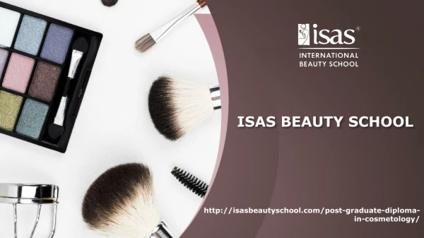 Post Graduate Diploma in Cosmetology | isas