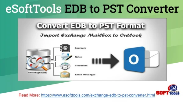 eSoftTools EDB to PST Converter