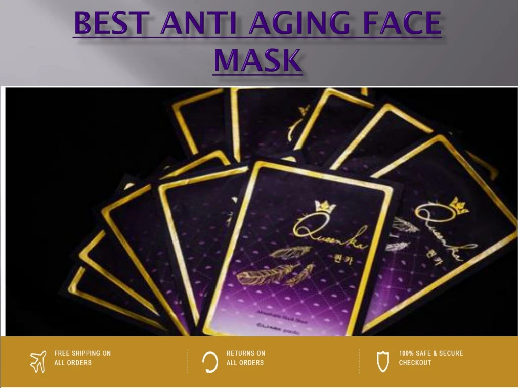 best anti aging face mask