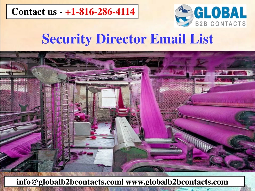 security director email list