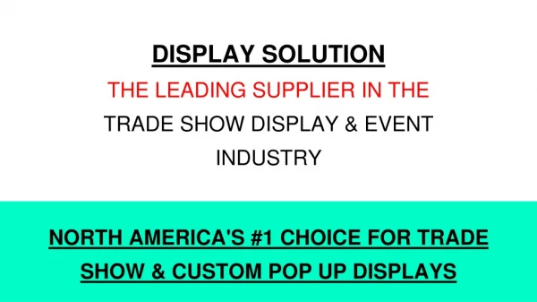 Best Trade Show Canopy Tents | Display Solution