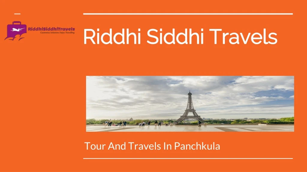 riddhi siddhi travels