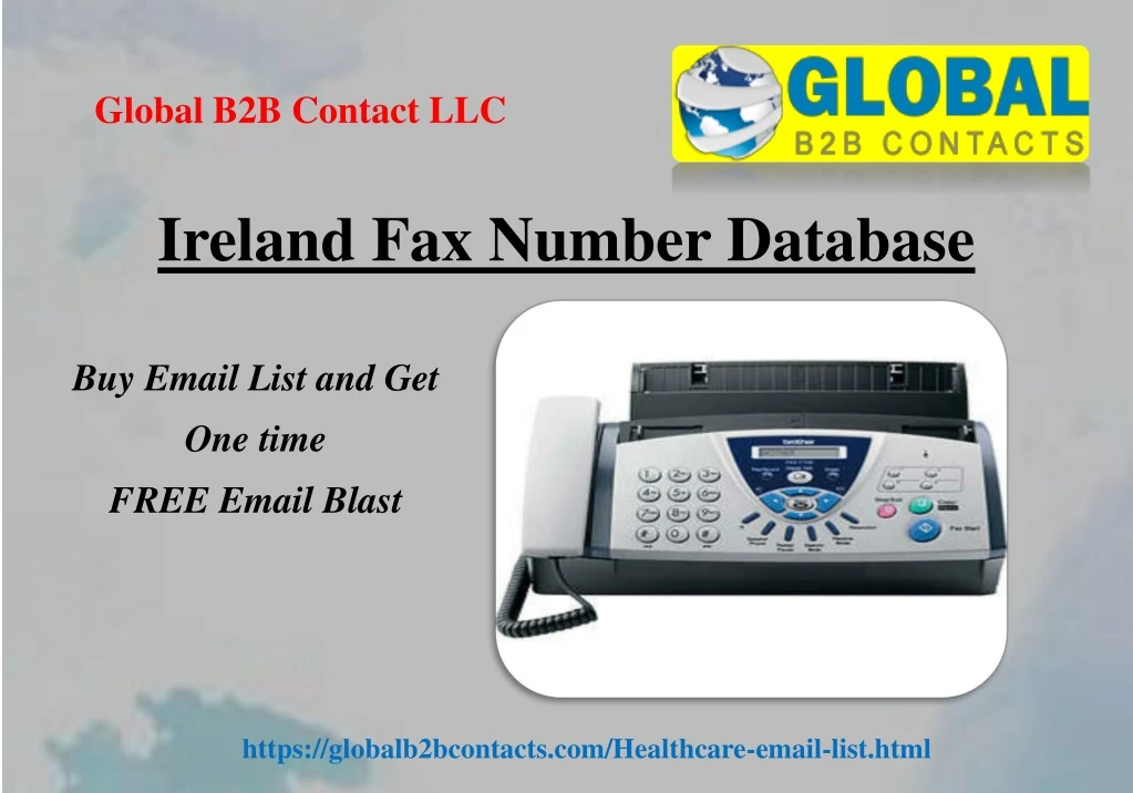 ireland fax number database
