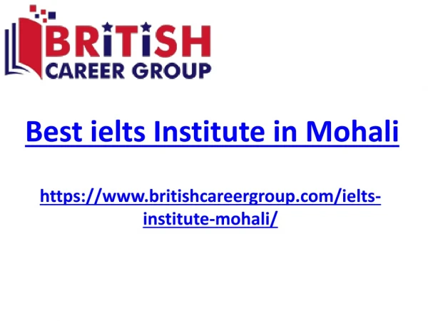 Best ielts Institute in Mohali
