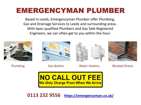 Emergencyman Plumber in Leeds